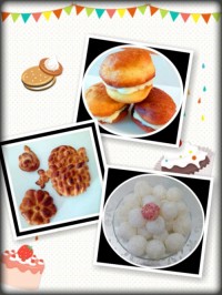 پیراشکی کرم دار ،خمیر جادویی ،باسلوق