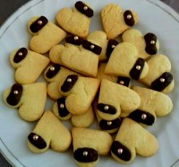 بیسکوییت دو رنگ مدل خرس پاندا