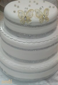 کیک فرشته برفی