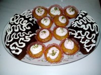 کاپ کیک سیب هویج وکیک شکلاتی برای یه مهمونی دورهمی