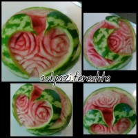 حکاکی روی هندوانه