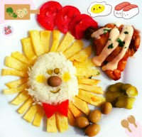 خوراک مرغ با سس خامه