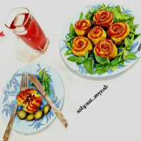 کوکو سیب زمینی شکم پُر