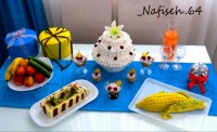 کیک دو رنگ (زبرا کیک)
