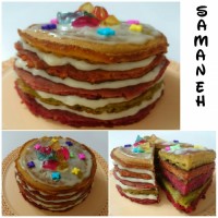 کیک شکلاتی پنکیک