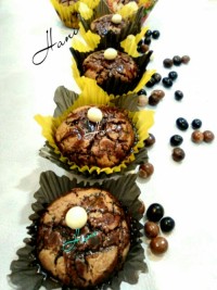 مافین شکلات تکه ای