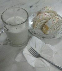 شیر موز با رولت خودم پز