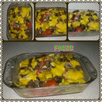 گراتن کدو و گوجه