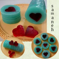 ژله سورپرایز مدل قلب