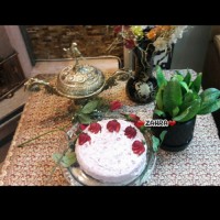 بیسکوییت بستنی باطعم توت فرنگی❤