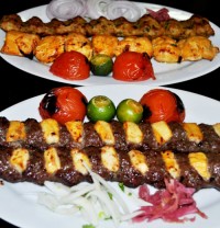 کوبیده مرغ جوجه لقمه نگینی