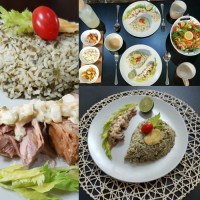 سبزی پلو با تن ماهی