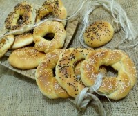 نان سیمیت ترکیه ای ترد خوشمزه