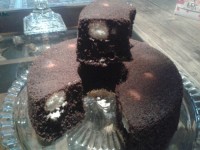 کیک سوپرایز نارگیلی