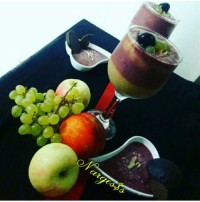 اسموتی چند میوه و دسر شاتوت