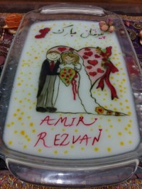 نقاشی روی ژله (سوپرایز من واسه نامزدی دوستم)