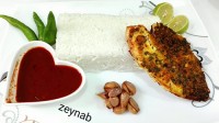 کباب ماهی سالمون با ادویه