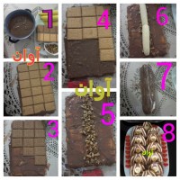 کیک یخچالی (مثلثی)