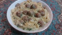 پاستا فتوچینی با کوفته قلقلی