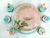 کیک و کاپ کیک شکلاتی