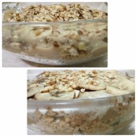 دسر موز و خامه کاراملی