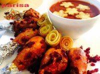 خورش مرغ با سس مخصوص