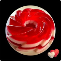 دسر ژلاتینی آلبالو