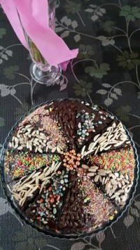 دوباره کیک خیس شکلاتی