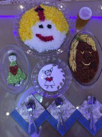 میز شام روز دختر