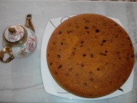 کیک کشمشی زعفرونی