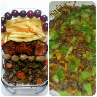 خوراک گوشت و قارچ
