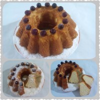 کیک فرشته برفی