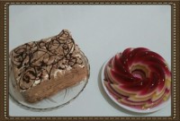 کیک و ژله بستنی