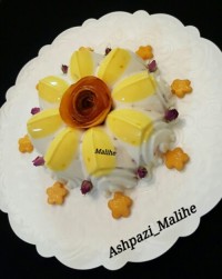 دسر ماست میوه ای