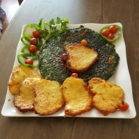 کوکوی سبزی و سیب زمینی