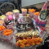 کیک تولد که خودم پختم