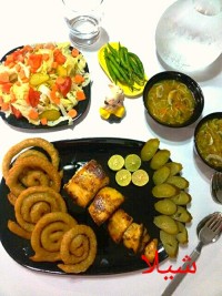 بامیه سیب زمینی