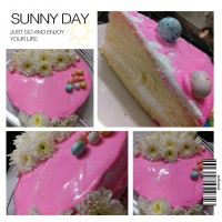 کیک رویایی من با سس براق