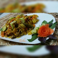 خوراک سبزیجات مدیترانه ای