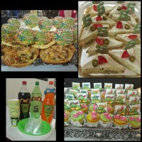 پیتزا مرغ و قارچ (کاری)
