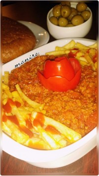 خوراک گوشت و سیب زمینی