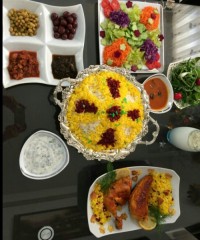 زرشک پلو بامرغ مجلسی