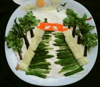 تزیین ماست وخیار