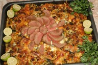 لازانیای تنوری با پپرونی