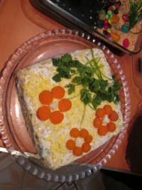 سالاد الویه تزیین دحتری