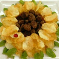 کوفته قلقی وچیپس