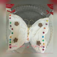 کیک وانیلی با روکش خامه