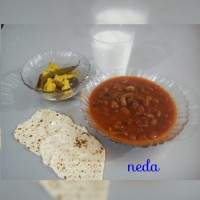 خوراک لوبیا باقارچ