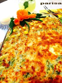 لازانیا با ماکارونی پروانه ای