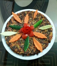 کوکوی مرغ و سبزیجات